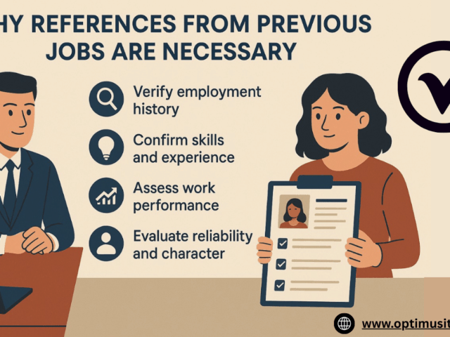 Why References From Previous Jobs Are Necessary?